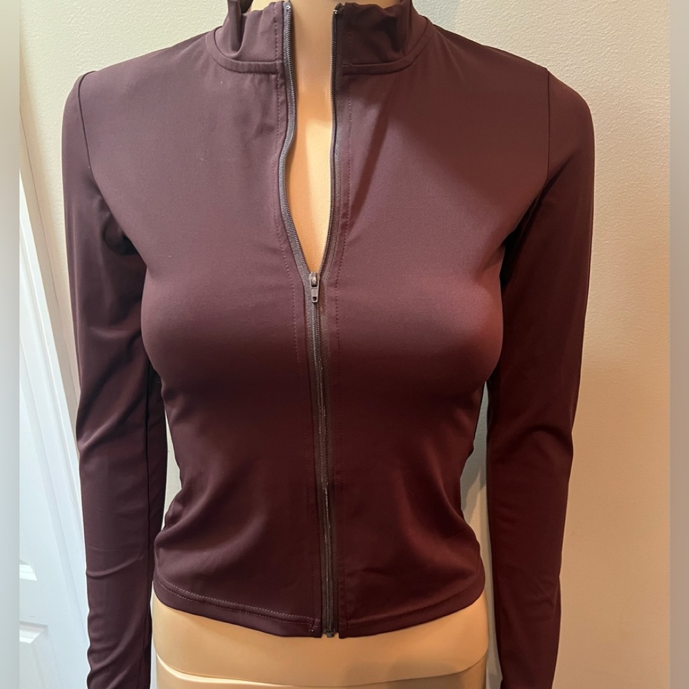 NWT Flamingo Brown activewear, sports jacket, Sz10, medium